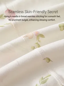 Baby floral romper with seamless bone-free stitching for ultimate newborn comfort