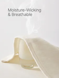 Ensemble thermique bébé en coton matelassé avec taille haute et tissu respirant