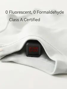 Ensemble salopette en coton pour bébé testé sans formaldéhyde ni agents fluorescents nocifs
