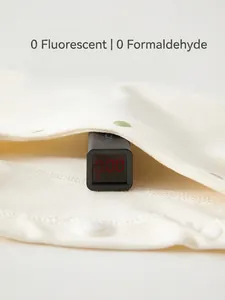 Barboteuse bébé en coton Classe A testée sans fluorescence ni formaldéhyde nocif