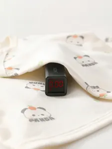 Safety tested A-grade pure cotton newborn wrap shirt with cute panda print design