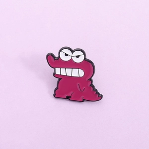 Spilla in Smalto a Forma di Dinosauro Cartoon Distintivo in Lega di Zinco Simpatico Animale Accessorio per Vestiti Borsa Gioielli