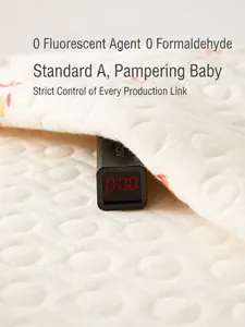 Quilted cotton baby suit fabric testing 0 formaldehyde and 0 fluorescence for safety