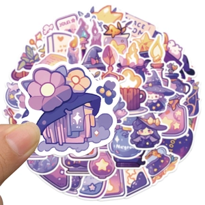 50pcs magic potion cartoon stickers set for decorating luggage and phone cases