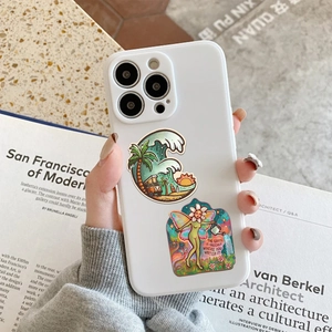 Waterproof aesthetic outdoor camping and motivational stickers for phone and luggage