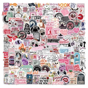 150PCS Romanticism Bookish Stickers for DIY decoration with laser reading designs