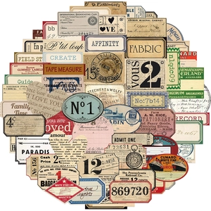 Pvc Lettering Sticker Wholesale Waterproof PVC Vintage English Lettering Stickers For DIY ...