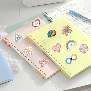 50pcs Mental Health Awareness stickers for DIY journaling on pastel notebook covers