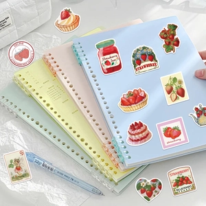 50 wasserfeste Erdbeermarmelade Aufkleber für DIY Scrapbooking und Laptop Dekoration