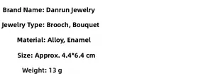 Detailed specifications for ginkgo leaf brooch made of alloy and drip oil process
