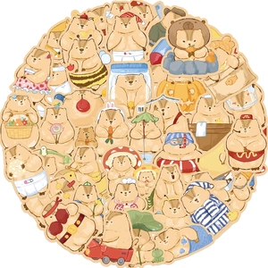 Collection d'autocollants marmotte mignons pour scrapbooking et coques de téléphone