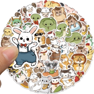 60 Stück süße Cartoon Tierkreiszeichen Graffiti Sticker für DIY Laptop und Handyzubehör