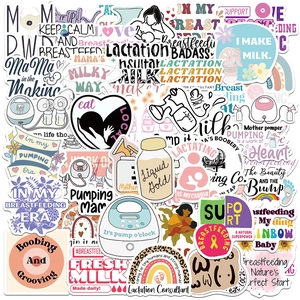 Breastfeeding Pregnancy Graffiti Stickers Waterproof PVC Decals For Water Bottle Laptop Scrapbooking Mama Liquid Gold Quote Collection