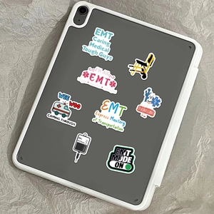 Lot de 50 stickers EMT imperméables pour ordinateurs portables et gourdes
