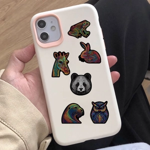 Set di 50 adesivi creativi con animali per decorazione di valigie, chitarre e cellulari