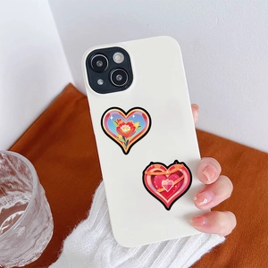 Autocollants de cœur gothiques pour coque de téléphone au design anime Sailor Moon