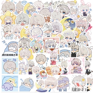 Love And Deepspace Xavier Anime Stickers Chibi Cartoon Waterproof PVC Decals For Laptop Luggage Phone Cup Scrapbooking Decor