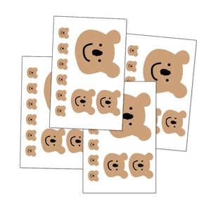 Set of 8 cute cartoon koala bear stickers for decorating planners and tumblers