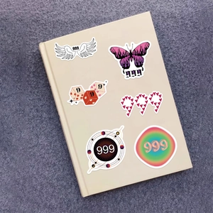 Set of 50 Angel Number 999 waterproof graffiti stickers for laptops and phone cases