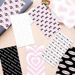 Autocollants de Matériel de Scrapbooking sur le Thème du Ballet Romantique Décoration Créative de Coque de Téléphone Papier de Fond PVC Imprimé DIY