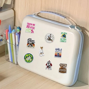 Set van 50 waterdichte Jiu Jitsu graffiti stickers voor koffers en laptops met cartoon art