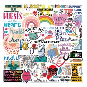 Medizinische Wissenschaft Gesundheitswesen Aufkleber Arzt Krankenschwester Stethoskop Vinyl Wasserdichte Laptop Skateboard