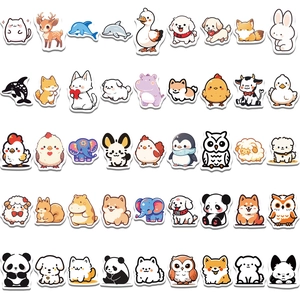 Lot de 100 autocollants animaux mignons pour ordinateurs et skateboards de style pastel