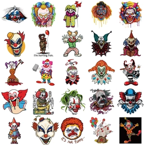 Set mit 50 Grusel-Clown Graffiti-Aufklebern für DIY-Laptops und Skateboard-Dekoration