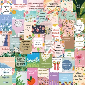 Biglietti per Contenitori Pranzo Scolastici per Bambini Carte Motivazionali Adesivi con Citazioni Ispiratrici Decorativi Impermeabili