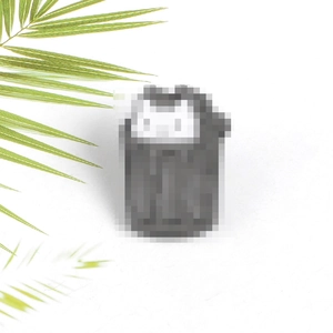 Cute cartoon black and white cat enamel brooch pin accessory for bags and clothes