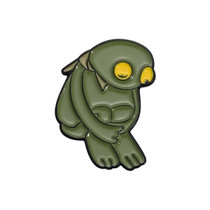 Pin's en émail Kermit triste, badge métallique de dessin animé pour vêtements et sacs