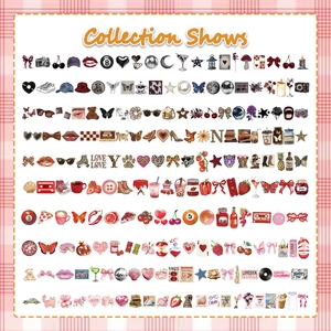 Detailed view of assorted Y2K girl graffiti stickers featuring retro and street art motifs