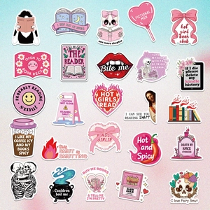 Lot de 50 stickers vinyle roses Smut Reader pour ordinateur et déco de club de lecture