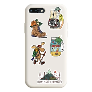 50 pieces of waterproof outdoor camping graffiti stickers for phone cases and laptops