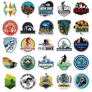 50pcs waterproof mountain bike graffiti stickers for laptops and outdoor sports gear