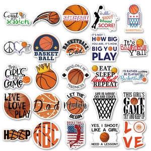 Set di 50 adesivi creativi per basket per valigie e decorazioni impermeabili di qualità