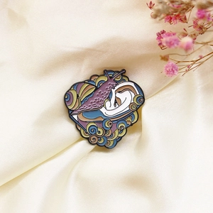 Broche en Émail Créative Histoire Maman et Bébé Escargot Badge Artistique en Alliage Laqué pour Vêtements Sacs Bijoux de Mode
