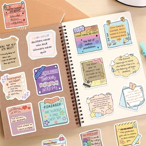 100 stickers de santé mentale motivants pour ordinateur et décoration de journal