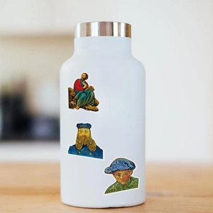50 Famous Artist Painting Graffiti Stickers for laptop and bottle decoration