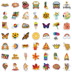 200 autocollants graffiti en PVC imperméables style frais pour valises et guitares