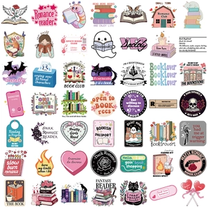 Lot de 49 autocollants de lecture avec thèmes Spicy Book Club et Dark Romance