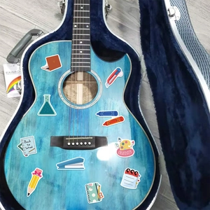 50 pieces cartoon back to school waterproof stickers for guitar laptop and luggage decoration