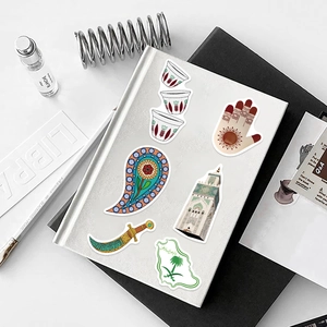 50 pieces of Middle Eastern Arabic culture stickers for laptop and guitar decoration