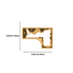 Detail showing cartoon cat sticker dimensions of 6.02cm height for DIY decoration