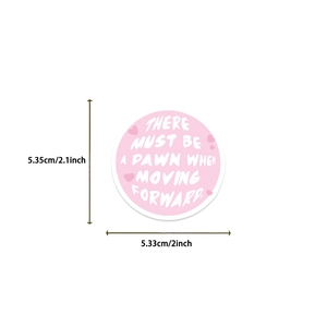 50pcs pink waterproof inspirational cartoon stickers for laptop and guitar decoration