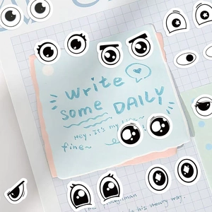 Rotolo di 500 adesivi per occhi a cartone animato per scrapbooking e decorazioni fai-da-te
