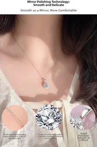 Détail du collier flocon de neige avec revêtement hypoallergénique pour peaux sensibles
