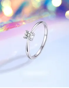 Detailed macro view of S925 sterling silver ring showing precise hallmark engraving