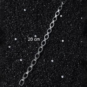 Men's stainless steel hip hop geometric link bracelet with meander pattern and lobster clasp