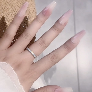 Anello impilabile classico in argento sterling S925 con zirconi tondi da 2 mm lucidi